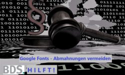 Google Fonts Abmahnwelle
